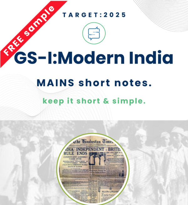FREE Modern India eNotes