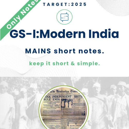 Modern India ONLY eNotes