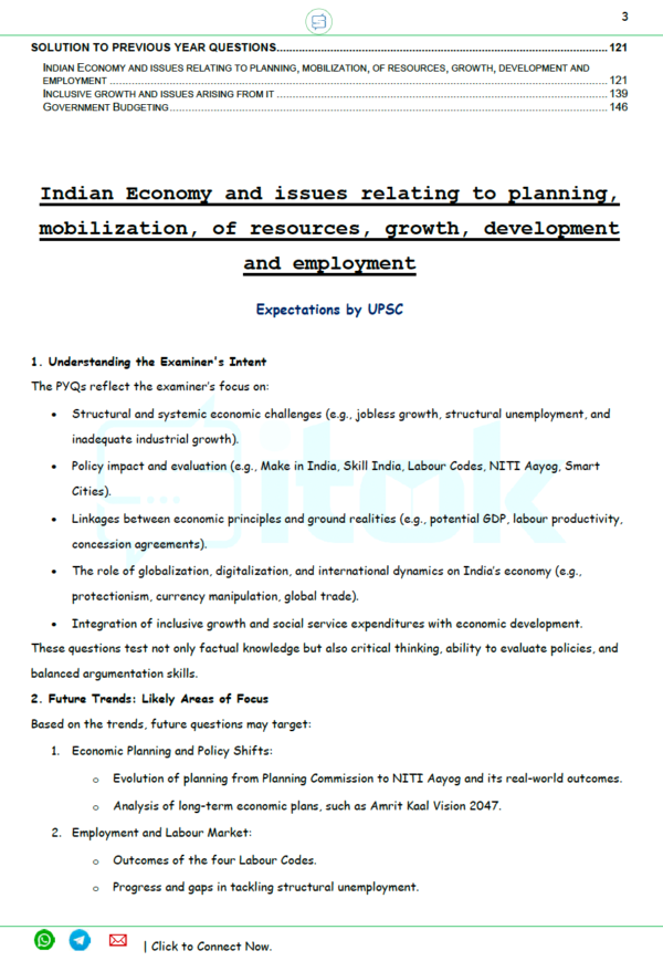 Economic Planning FULL eNotes