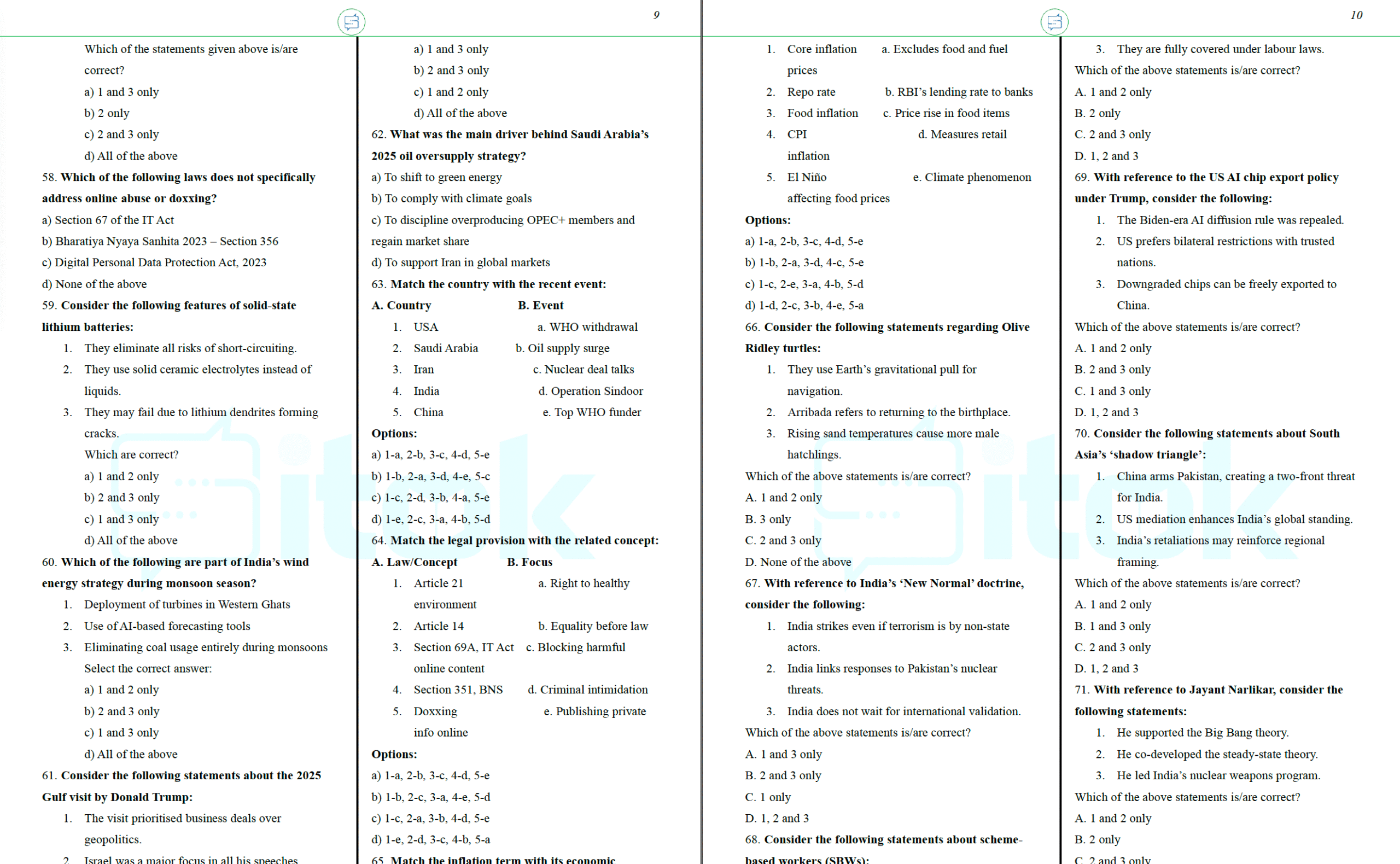 MAY 2025- 100 MCQs Questions and Answers