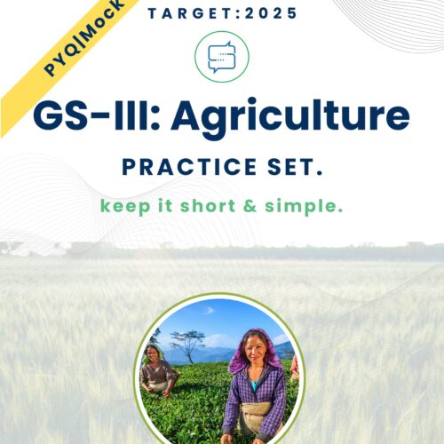 UPSC Mains Econ Agri