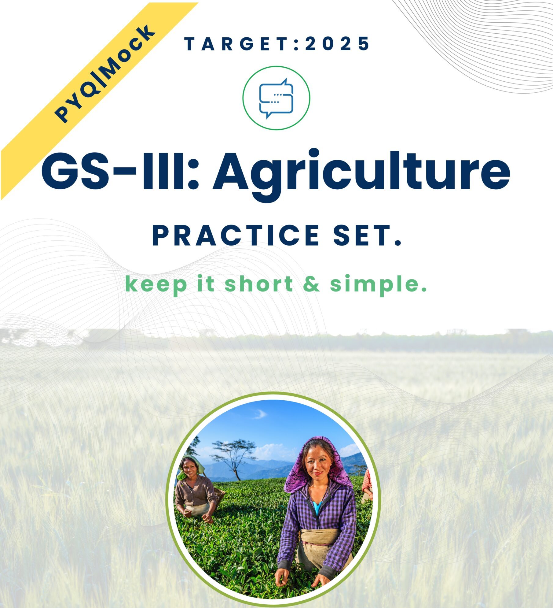 UPSC GS3 Agriculture Practice Set 2025 – Digital PDF | 35+ PYQs Solved + Case Studies