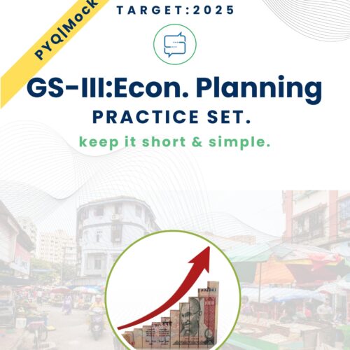 UPSC Mains Economy 2025 Mocks