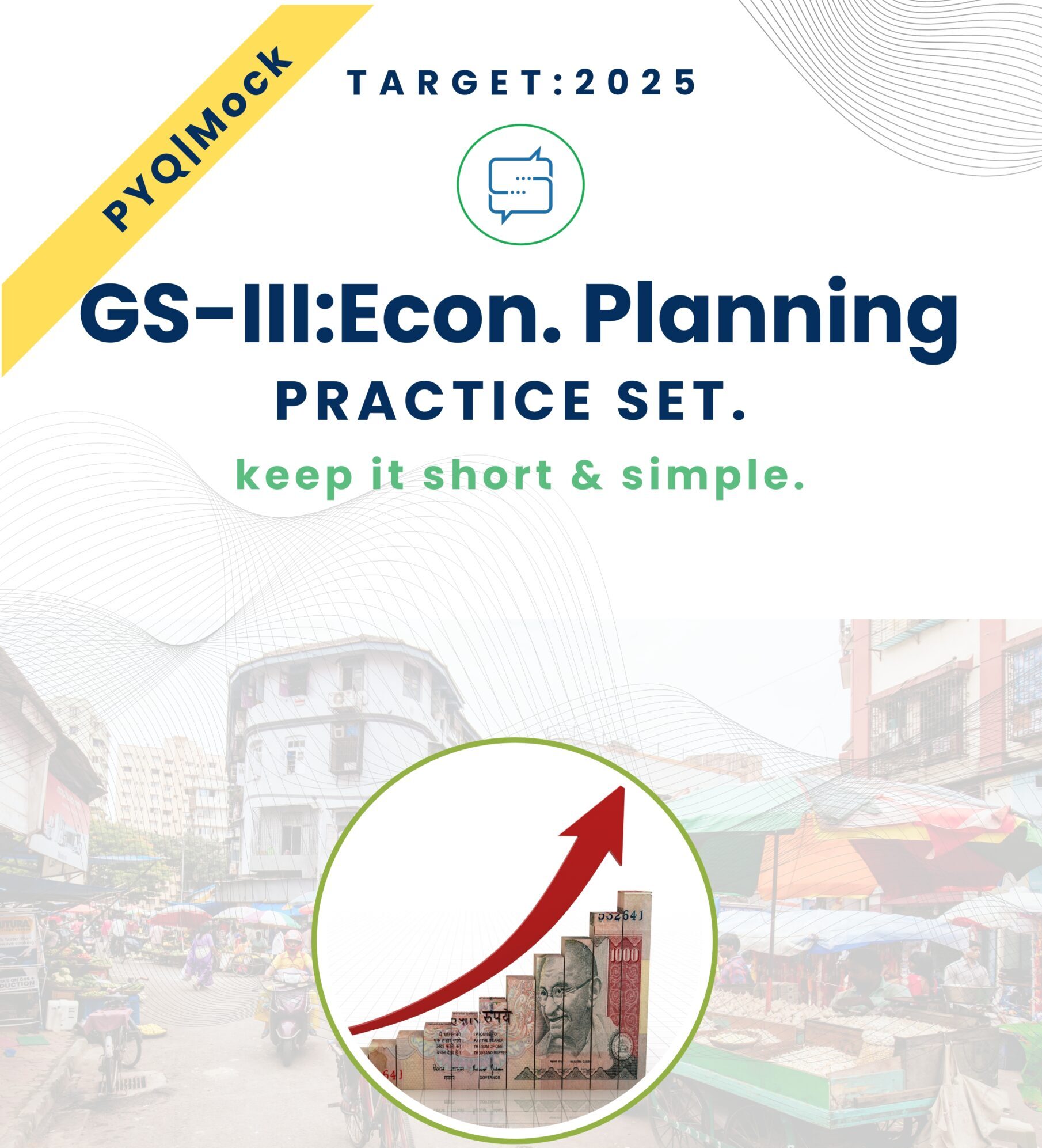 UPSC Economy Planning Practice Set 2025 – Digital PDF | 35+ PYQs Solved with Diagrams & Govt Data