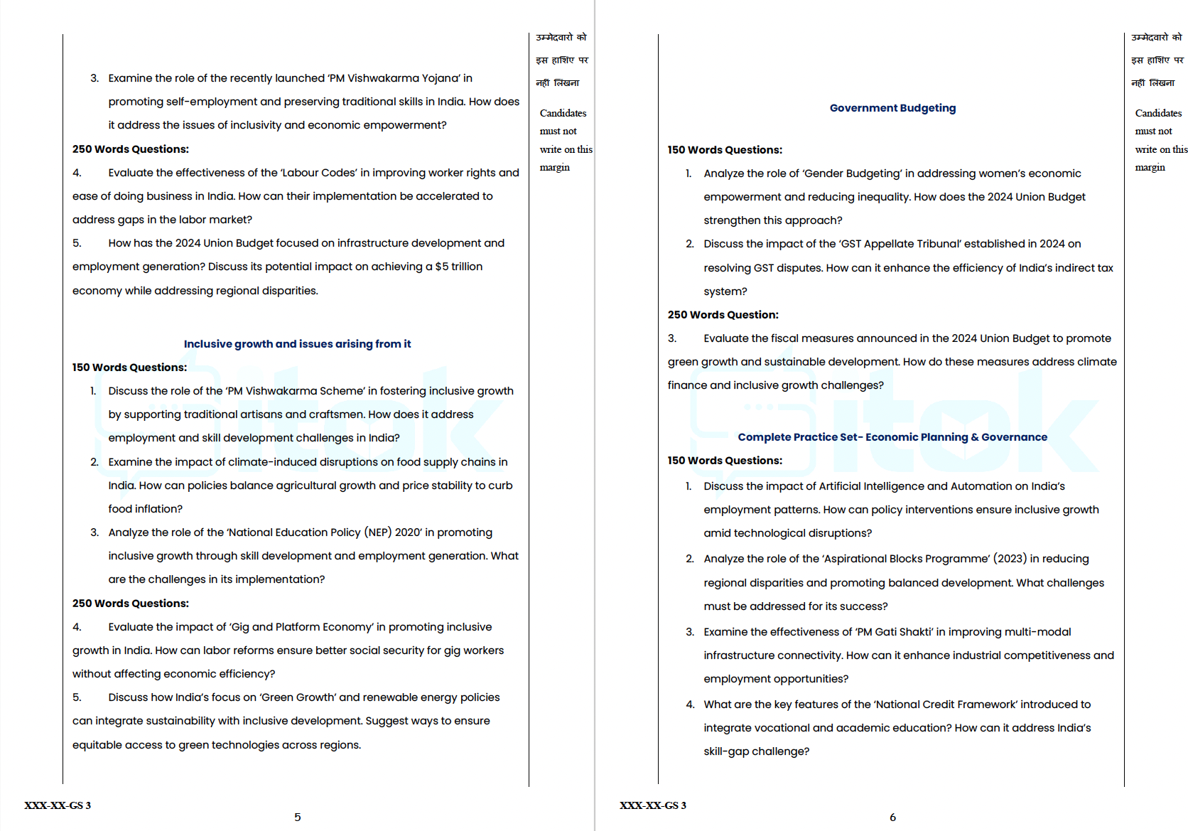 Economy PYQs & Mocks