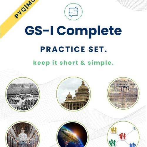 UPSC Mains GS Paper 1 Practice Set 2025 (Digital PDF | Society + History + Culture | PYQs + Model Answers)