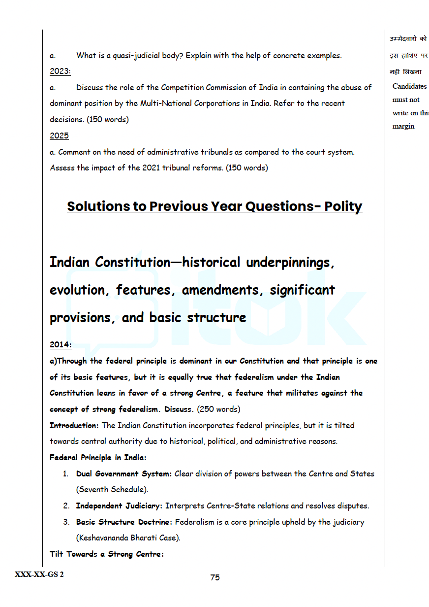 Polity_3Practice Polity PYQs and Mocks