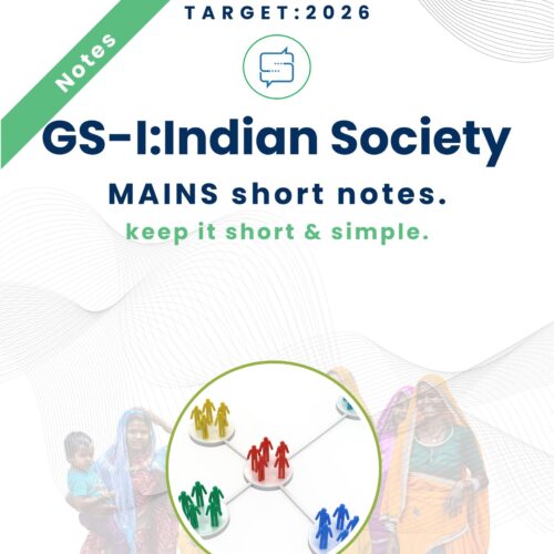 Society_Notes Indian Society DIGITAL Notes