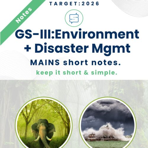 EVS_DM_Notes Environment + Disaster Management DIGITAL Notes
