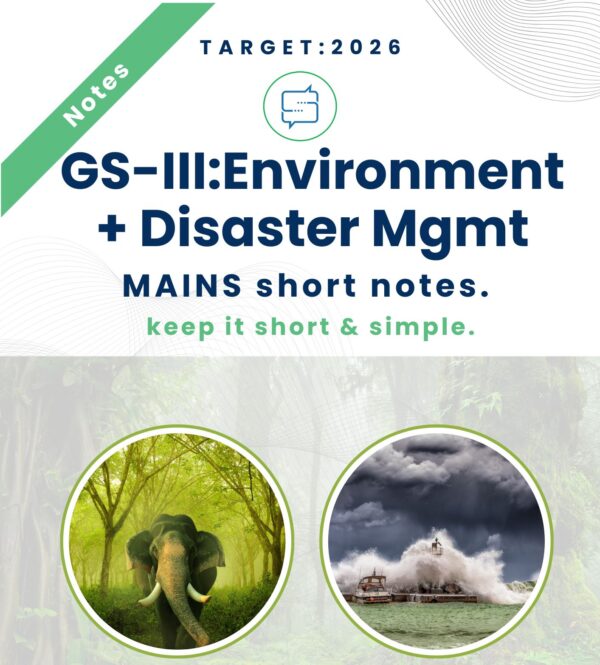 EVS_DM_Notes Environment + Disaster Management DIGITAL Notes